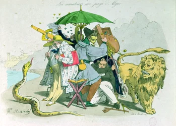 Amatőr festők és írók Algériában, 1830